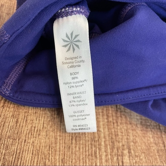 Athleta Purple Tights/Shorts - Picture 5 of 5